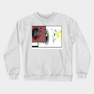 red and yellow like oil and water Crewneck Sweatshirt